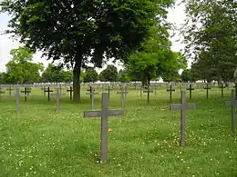 Le cimetière allemand.