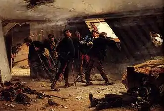 Épisode de la guerre franco-prussienne (1875), localisation inconnue.