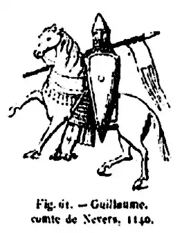 Image illustrative de l'article Guillaume II de Nevers