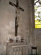 Un Christ en Croix, datant du XVIe siècle