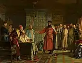 Zakhar Liapounov et le tsar Vassili IV Chouiski 1886