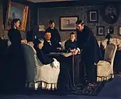 Nikolaï Névrev, Règlement familial d'un héritage, Galerie Tretiakov, 1888