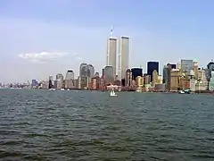 World Trade Center en avril 2001.