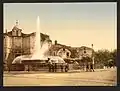 La fontaine entre 1890 et 1900