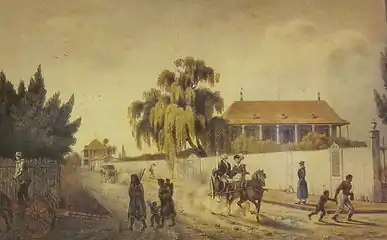 Le Faubourg Marigny en 1821