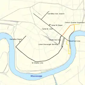 Image illustrative de l’article Tramway de La Nouvelle-Orléans