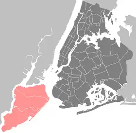 (Voir situation sur carte : Staten Island)
