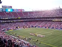 Photo du stade des MetroStars, le Giants Stadium.