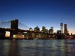 pont de Brooklyn de nuit