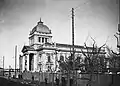 Vue latérale de la synagogue