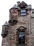 Poivrières du château de Newark à Port Glasgow.