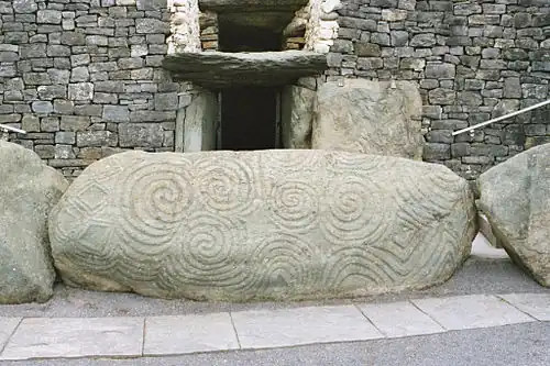 Site de Newgrange en Irlande.