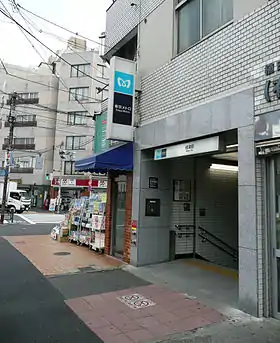 Entrée de la station Nezu