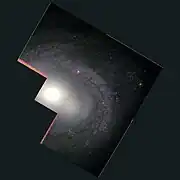 M58 par le télescope spatial Hubble.