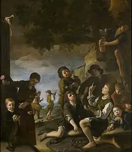 Jeux d'enfants (1686), Madrid, musée du Prado.