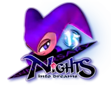 Logo du jeu Nights into Dreams.