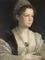 Portrait d'une dame, vers 1549, huile sur toile, Galerie Borghèse.