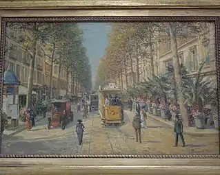 Avenue de la gare à Nice, Nice, musée Masséna.