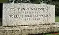 La tombe d'Henri Matisse.