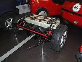 Batterie nickel-cadmium d'une voiture électrique Peugeot