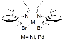 Exemple de ligand α-diimine (en) neutre.