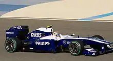 Photo de la Williams FW32 de Nico Hülkenberg à Sakir