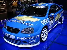 Photo d'une Chevrolet Lacetti S2000 en course.