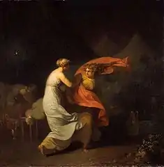 Julia et Fulvia (1800), huile sur toile, 47 × 46,5 cm, Nasjonalgalleriet, Oslo