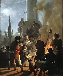 Le Bivouac des sans-culottes (1790), Orléans, musée des beaux-arts.