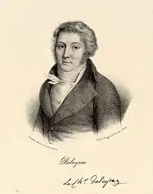 Lithographie en buste sans Légion d'honneur et fac-similé de la signature avec titre de Chevalier mais datée de 1830.