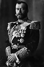 Nicolas II Tsar de Russie (1894–1917).