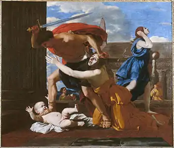 Le Massacre des Innocents, huile sur toile, Nicolas Poussin (vers 1628-1629)