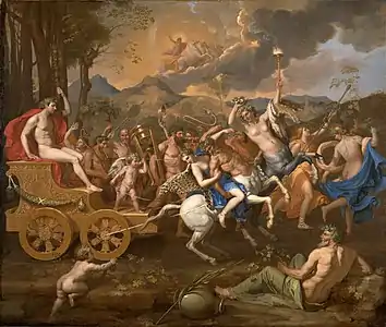 Nicolas Poussin: Le Triomphe de Bacchus (1635-1636).