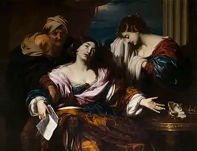 La mort de Sophonisbe,v. 1640-1650, Nicolas Régnier.