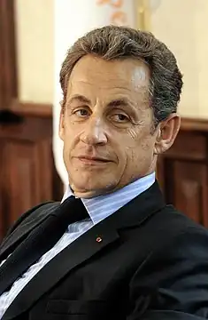 Nicolas Sarkozy,battu.