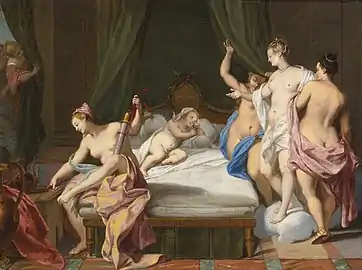 Vénus et les trois grâces 1725