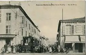 La rue de Nancy, avant la Première Guerre mondiale.