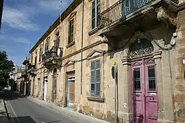 Bâtiment du vieux Nicosie.