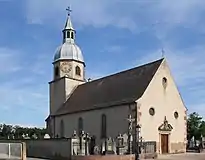 L'église Sainte-Agathe.