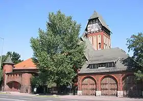 Caserne Niederschöneweide des pompiers de Berlin en Allemagne.