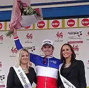 Arnaud Démare vainqueur de la 2e étape de l'Eurométropole Tour.