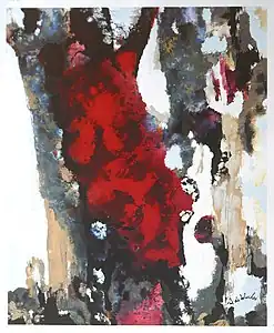 Niger (1989), huile sur toile, 100 × 81 cm, localisation inconnue.