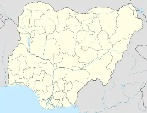 voir sur la carte du Nigeria