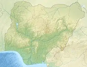 Voir sur la carte topographique du Nigeria