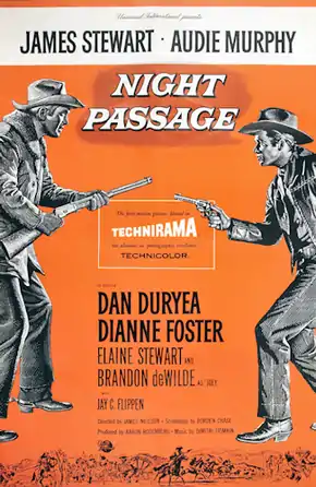 Description de l'image Night Passage - 1957 - Poster.png.