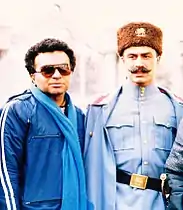 Interprétation de Reza Chah dans Night Raven, une série iranienne des années 1980 sur la vie d'Hassan Modarres.