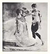 Nijninski et Lydia Nelidova dans le pas de deux.