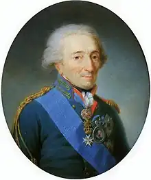 Martin Ferdinand Quadal – Portrait du comte Nikolai Saltykov