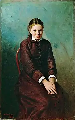 Nikolaï Iarochenko, version  Gimnasistka (1880), localisation inconnue.