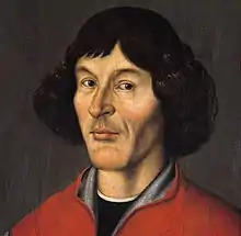 Mikołaj Kopernik (en français : Nicolas Copernic).